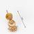 gold plated ad stone necklace set