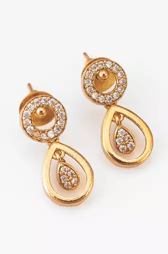 gold plated ad pendant necklace set