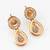 gold plated ad pendant necklace set