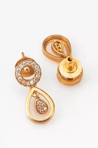 gold plated ad pendant necklace set