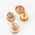 gold plated ad pendant necklace set