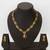 gold plated ad pendant necklace set