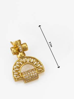 gold plated half moon necklace set 5