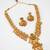 gold plated elephant necklace set