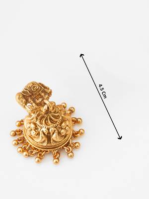 gold plated elephant necklace set 5