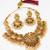 antique gold lakshmi necklace set