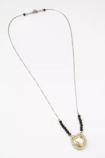 kundan pendant long necklace