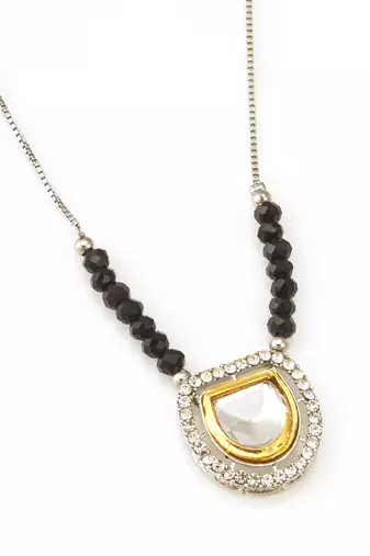 kundan pendant long necklace