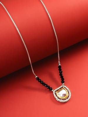 kundan pendant long necklace 3
