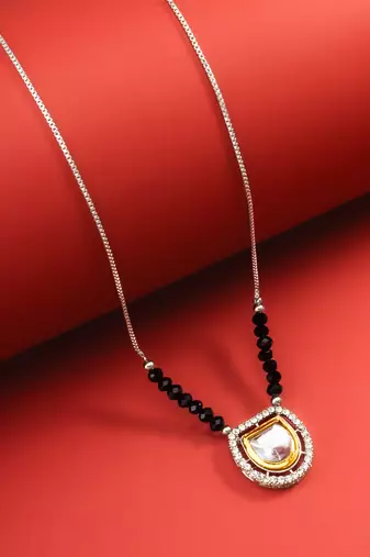 kundan pendant long necklace