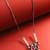 red stone pearl necklace