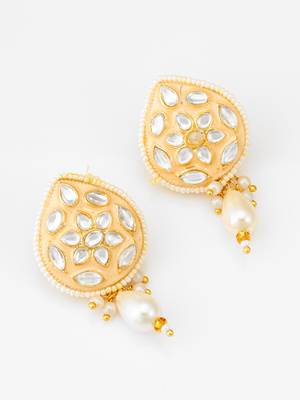 kundan pearl choker set 2