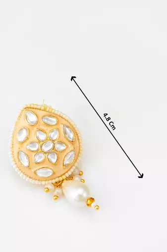 kundan pearl choker set