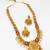 antique gold temple necklace set
