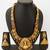 antique gold temple necklace set