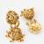 antique gold lakshmi temple set