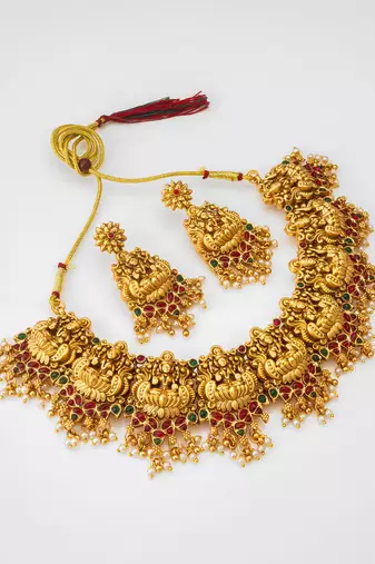 goddess lakshmi choker set