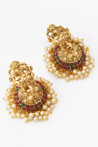 long temple necklace set