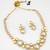 gold tone kundan choker set