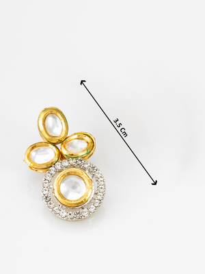 gold tone kundan choker set 5