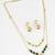 gold tone meenakari necklace set