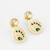 gold tone meenakari necklace set