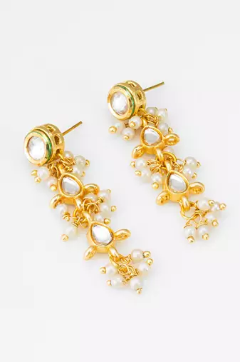 dual layer kundan necklace set