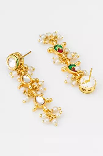 dual layer kundan necklace set