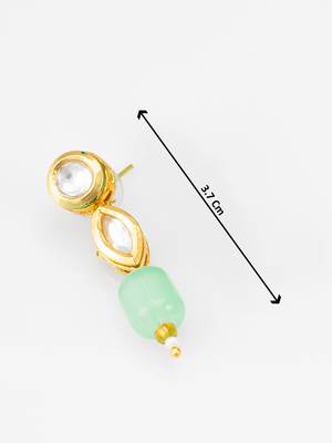 mint green bead necklace set 5