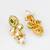 kundan floral pearl necklace set