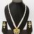 kundan floral pearl necklace set