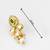 kundan floral pearl necklace set