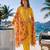 yellow digital print chiffon silk blend salwar suit