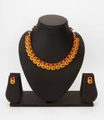antique gold coin choker set