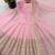 pink silk blend anarkali gown with dupatta & bottom