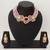 pink beaded kundan choker set