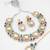 dual tone polki kundan set