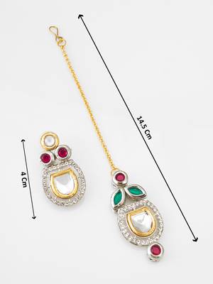 dual tone polki kundan set 5
