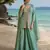 sky blue embroidered viscose cord set