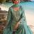 sky blue embroidered viscose cord set