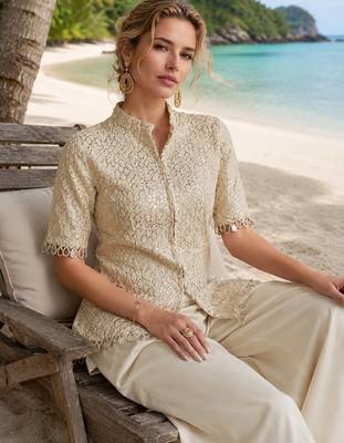 white embroidered georgette cord set 2