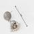 oxidized coin necklace set