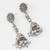 oxidized coin charm necklace set