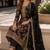 black embroidered silk blend salwar suit