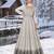 white embroidered georgette anarkali suit