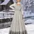 white embroidered georgette anarkali suit