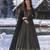 black embroidered georgette anarkali suit