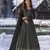 black embroidered georgette anarkali suit