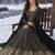 black embroidered georgette anarkali suit