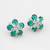 pearl emerald necklace set
